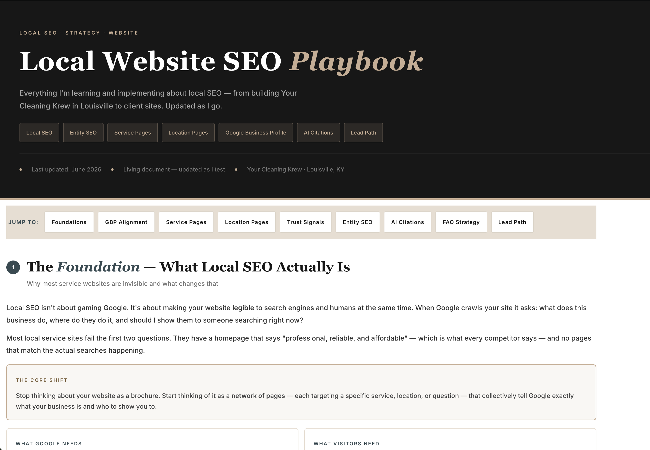Scalable Local SEO Content System preview — coming soon